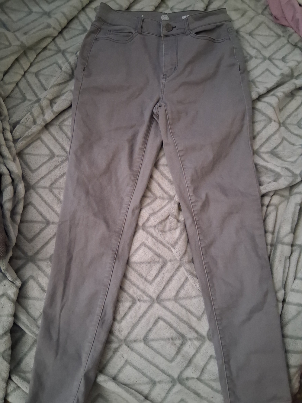 SO Slim Straight Gray Chino Pants